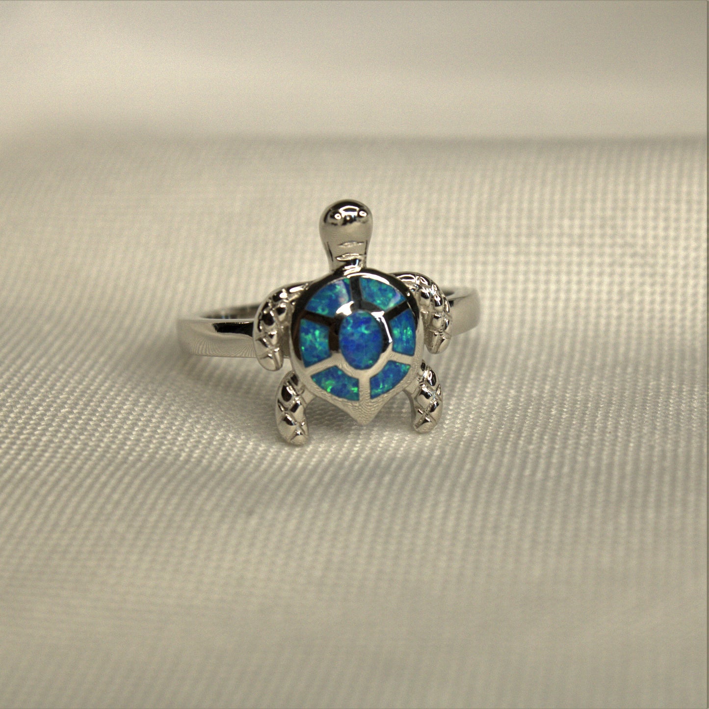 Opal Turtle Ring
