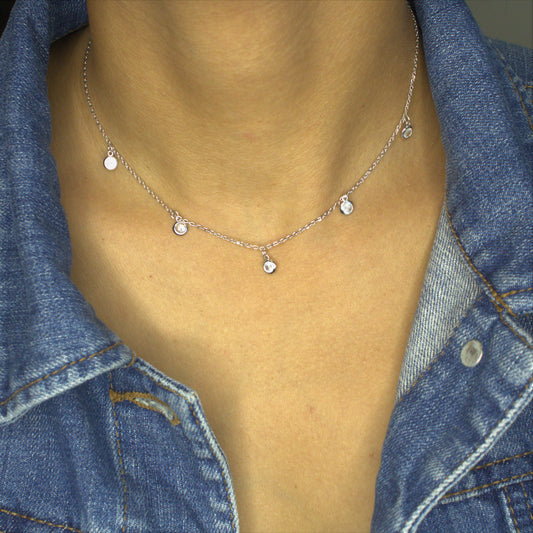 CZ Round Choker