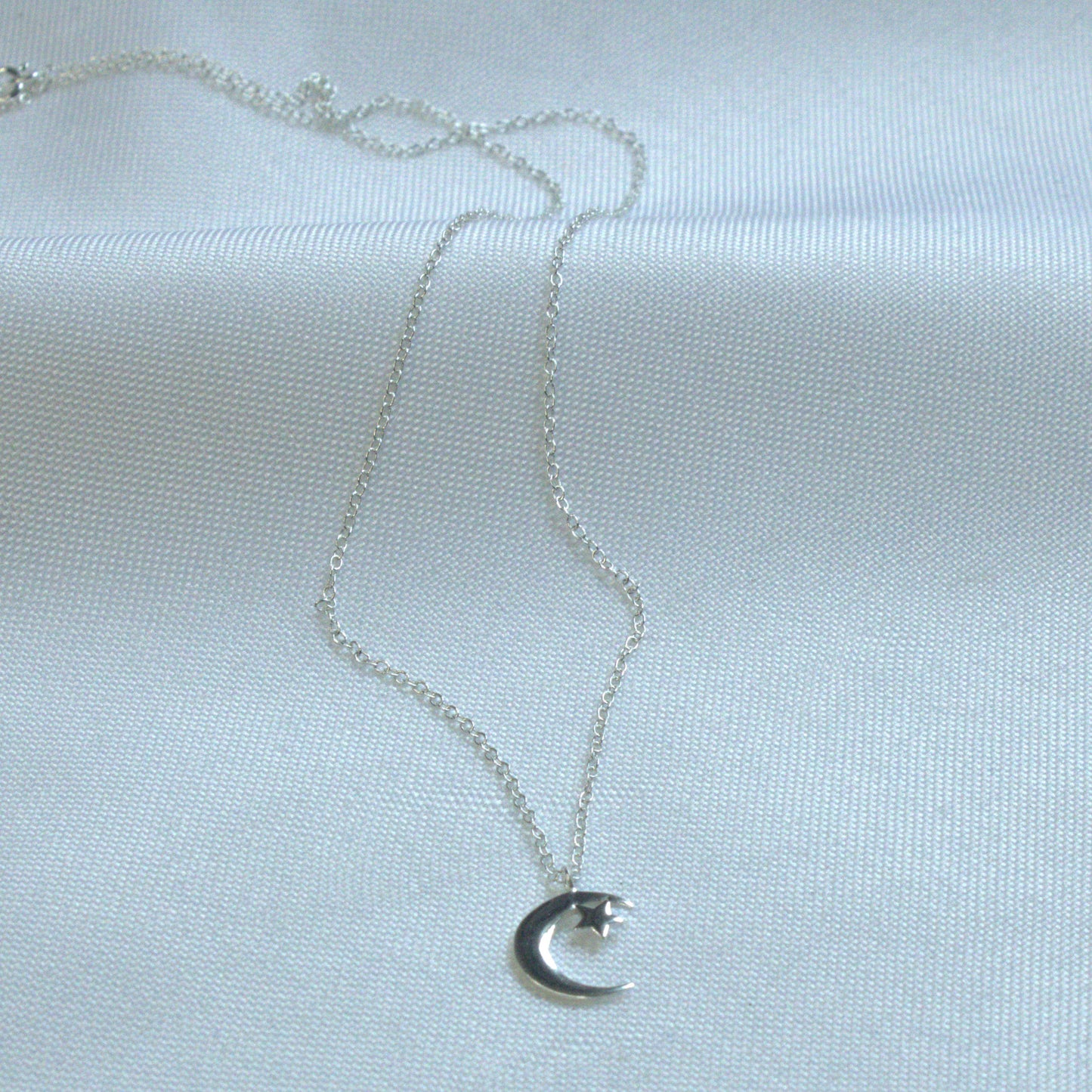 Half moon and star Necklace