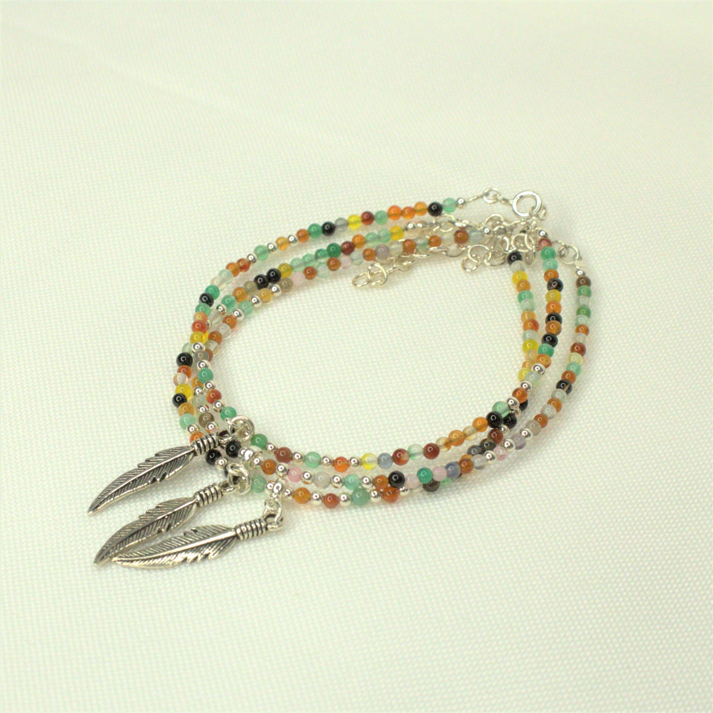 Colorful Feather Bracelet